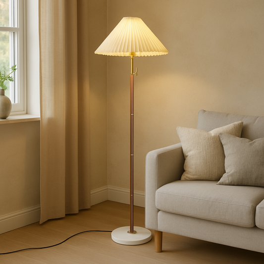 YrusWood | Modern Elegant Wooden Standing Floor Lamp for Contemporary Spaces 0